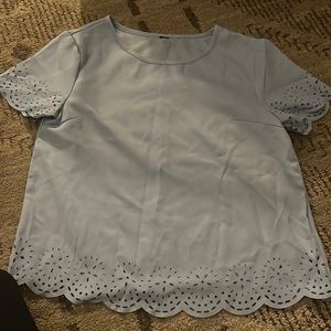 Light blue blouse